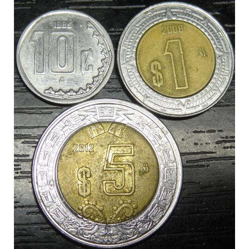 Монети Мексики (обігові)