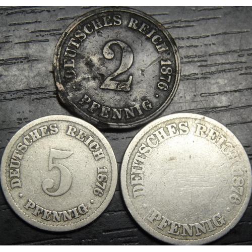 Монети Німецької Імперії 1876 (Вільгельм I)