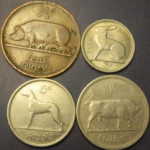 Монети Ірландії (дореформа)
