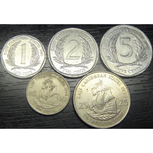 Комплект монет Східних Карибських штатів
