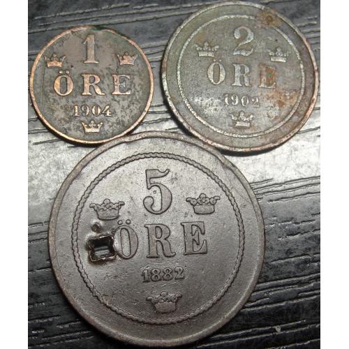 Монети Швеції (Король Оскар II)