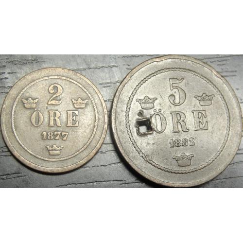 Монети Швеції (Король Оскар II)