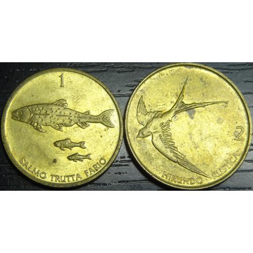 Монети Словенії 1996 (до євро)