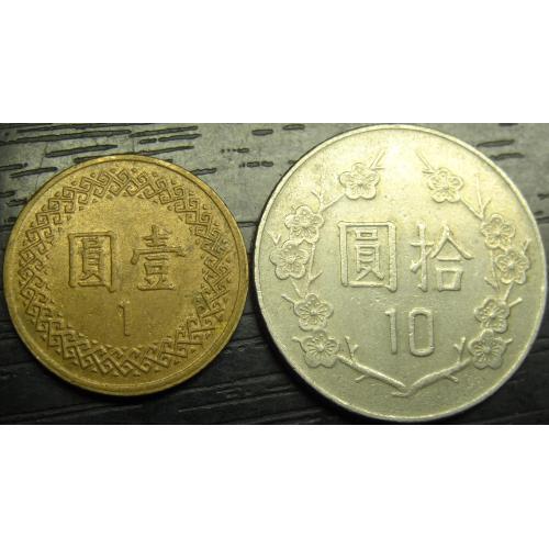 Монети Тайваню 1995