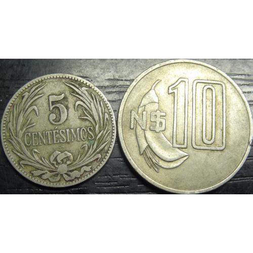 Монети Уругваю (старий песо)