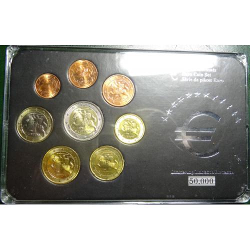 Комплект євромонет Литви 2015 UNC (повний комплект+сертифікат)