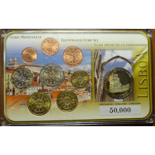 Комплект євромонет Португалії 2004 UNC (повний комплект + медаль)