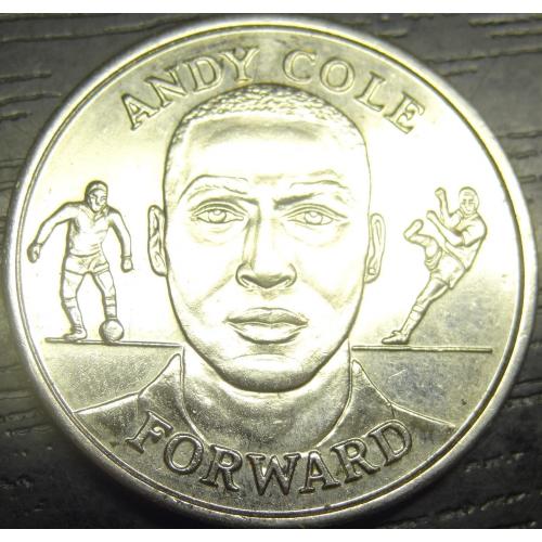 Жетон 1998 Національна збірна Англії - Енді Коул (нападник)