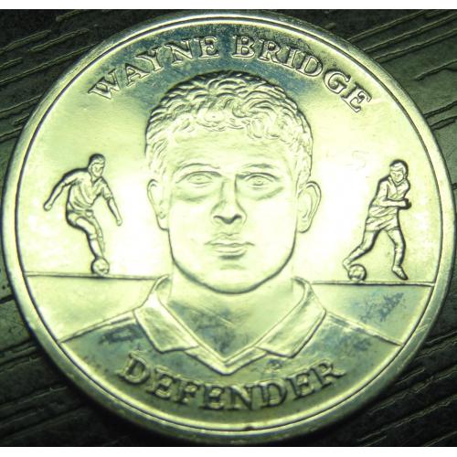 Жетон 2004 Національна збірна Англії - Вейн Брідж (захисник)