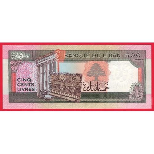 Ліван Ливан 500 ліврів 1988р  UNC Р-68