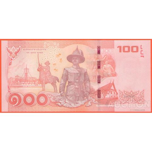 Таїланд / Таиланд 100 бат 2015р UNC P-120а,3