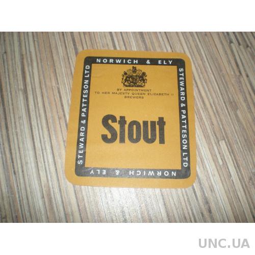 Этикетка Пиво Beer label  Stout