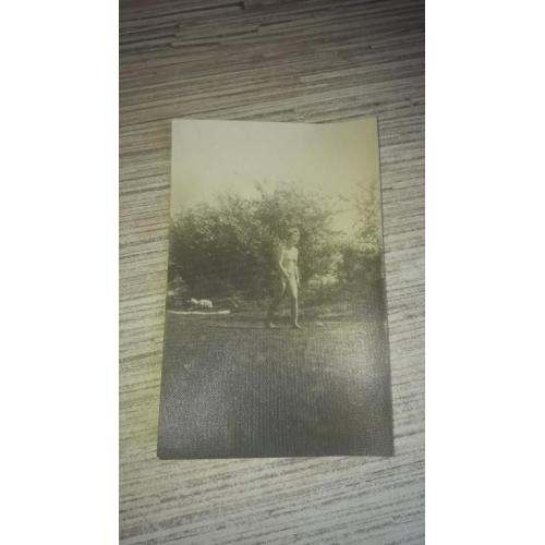 Фотокарточка 1960-е Девушка в купальнике и ацких очках