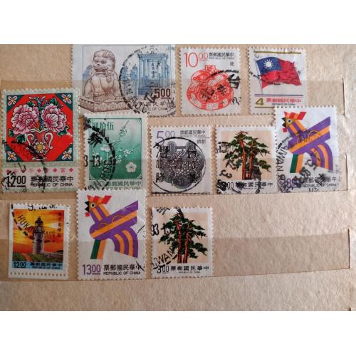 Тайвань-марки коллекция