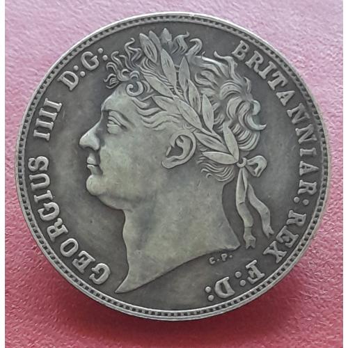 1/2 кроны 1820 Англія Георг 4, копія.