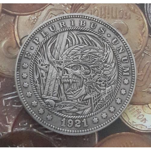 Долар США 1921 р. "Атака". Hobo Nickel.