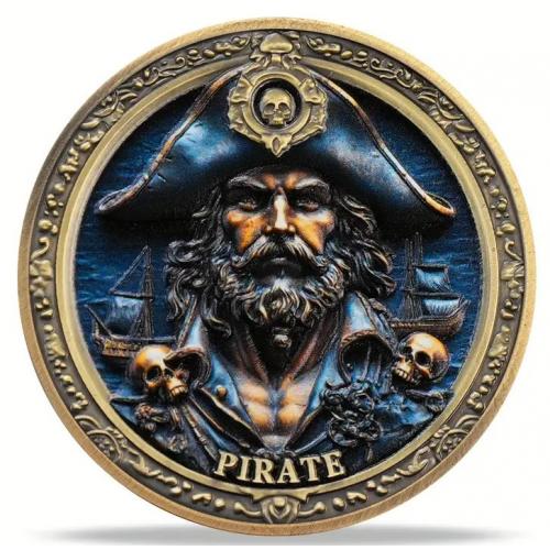 Сувенірна монета пірата:  "Гнів Кракена".
