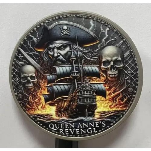 Набір із 3-х монет "Піратські кораблі у Карібському стилі".