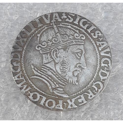 Польща. Грош 1547 року.  Копія.