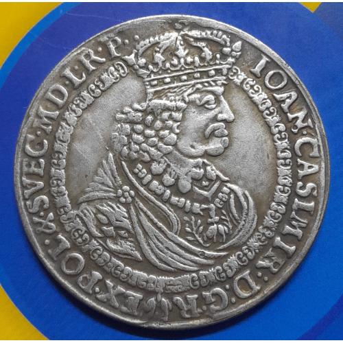 Польща. Талер 1661 року. Ян Казимир Бидгощ. Копія.