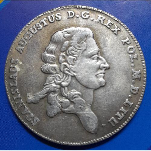 Польща. Талер 1782 року. Станіслаус Аугуст. Копія.