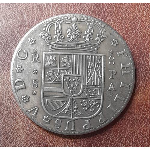 Іспанія. 8 реалів 1731 року Копія.