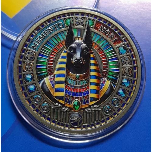 Сувенірна монета:  "Бог Анубіс".