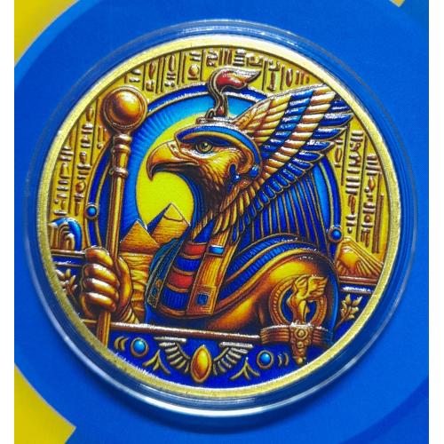 Сувенірна монета: " Око Гора ".