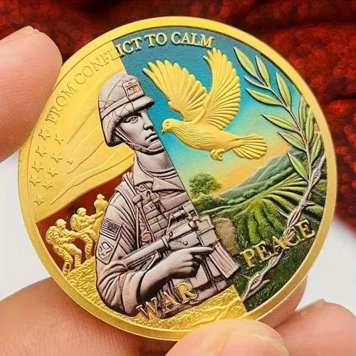 Сувенірна монета: " Війна та мир ".