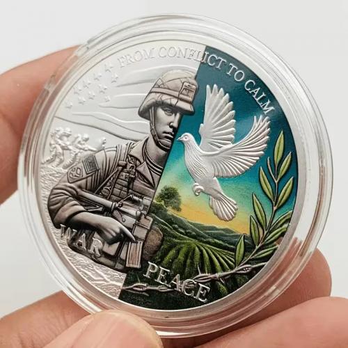 Сувенірна монета: " Війна та мир ".