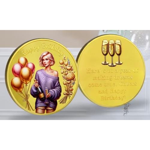 Сувенірна монета: "З Днем Народження!".