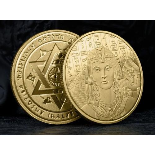 Сувенирная монета "Египетская богиня солнца"