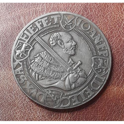 Талер 1531 року. Саксонія-Курляндія. Йоганн Фрідріх і Георг. Копія.