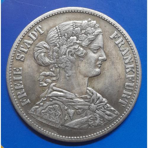 Талер 1866 року. Франкфурт. Копія.