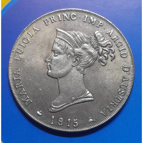 Італія. 5 лір 1815 р.  "Марія Лючія". Копія.