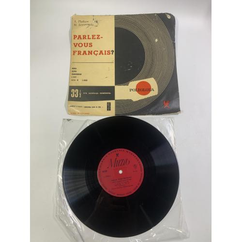 Виниловая пластинка курс французского языка «Parlez-Vous Français?» Polskie Nagrania Muza Польша 33 