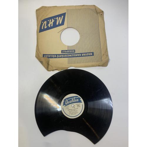 Виниловая пластинка эстрада «Csini Baba / Találkozás és búcsúzás» Qualiton Венгрия 78 об/мин (Н2744)