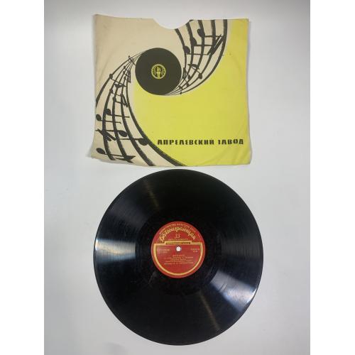 Виниловая пластинка оркестровая музыка «Фантазия на темы оперетт Штрауса и Кальмана» Д-2476/2477 