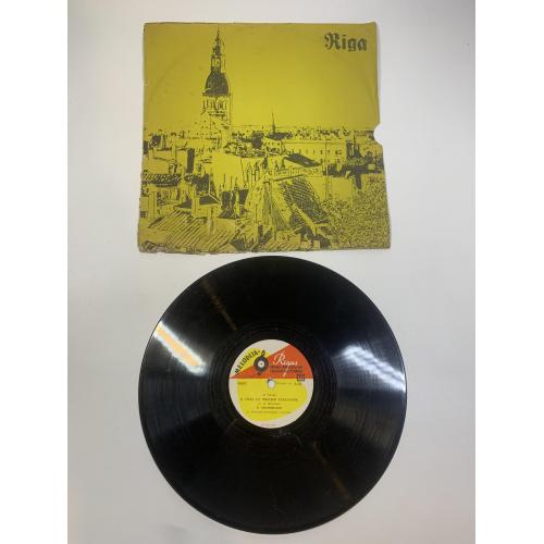 Виниловая пластинка романс «Я знал её милым ребёнком / Море и сердце» Иван Козловский 78 об/ми Н2729