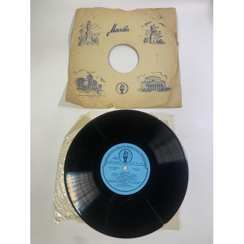 Виниловая пластинка романсы «Песня о песне» Тихон Хренников Артур Эйзен Мелодия Д-5929 СССР 33 об/ми