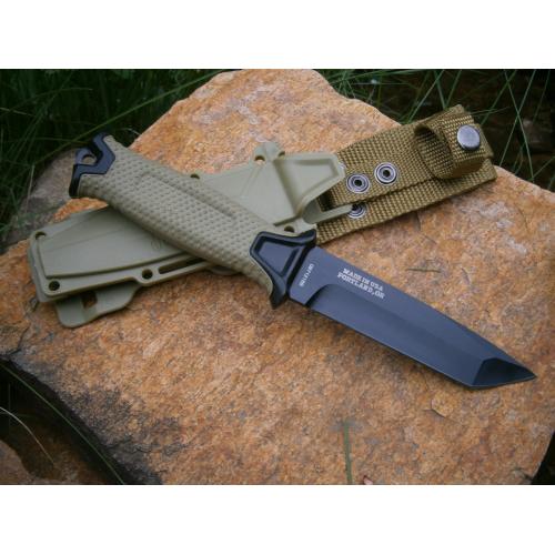 Ніж фултанг Gerber Portland Oregon 24 см US Тanto олива в чохлі