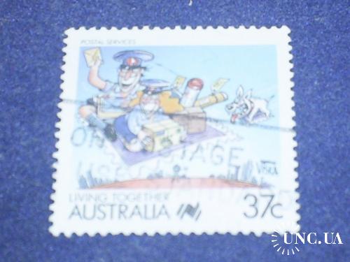 Австралия-1988 г.-Почтовый сервис, карикатура