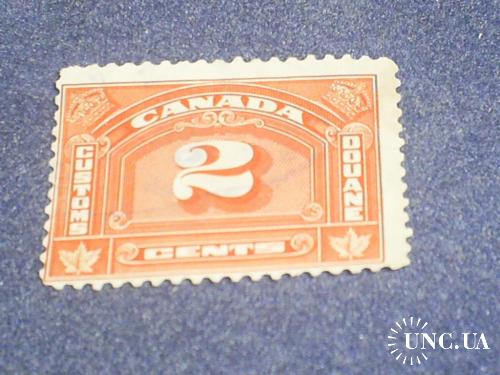 Брит. Канада-1935 г.-Таможенная марка