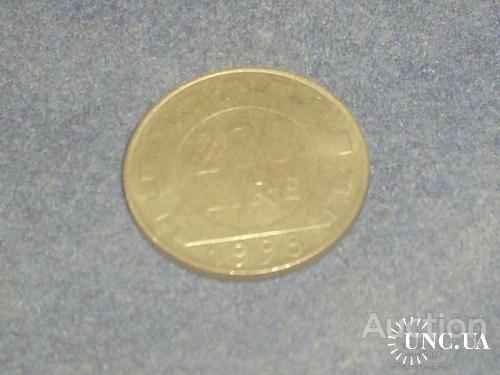 Италия-1998 г.-200 лир