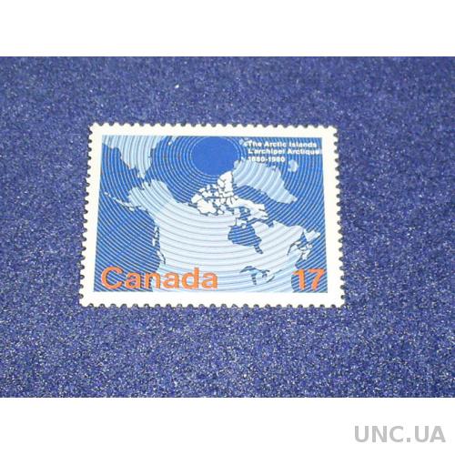 Канада**-1980 г.-100 лет открытия арктических островов (одиночка)
