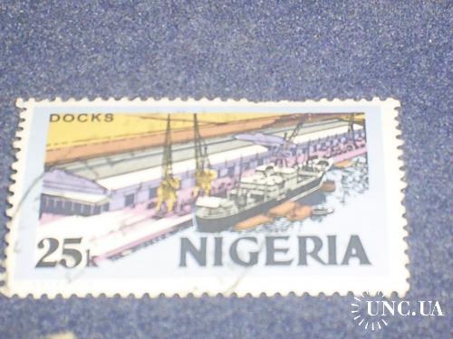 Нигерия-1973 г.-Корабль в доке