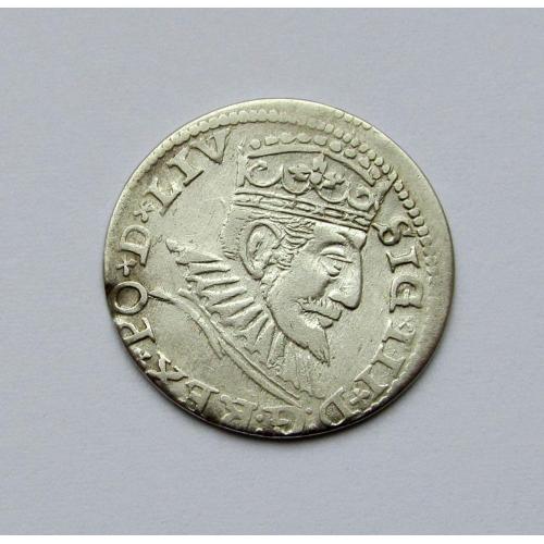 3 гроша 1593г, Сигизмунд III , г. Рига
