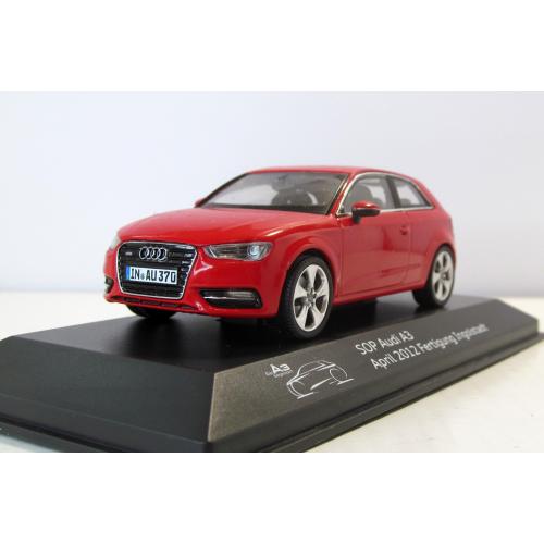 Audi A3 2012, Schuco. 1:43 коробка и бокс. Ауди А3 2012 Шуко