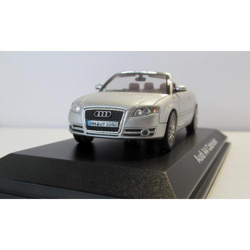 Audi A4 Cabriolet, Norev. 1:43 коробка и бокс. Ауди А4 Кабриолет Норев