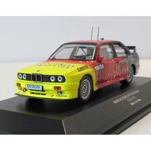  BMW M3 (E30) Unitron #21 DTM 1992, CMR. Kris Nissen. 1:43 коробка и бокс БМВ M3 1992